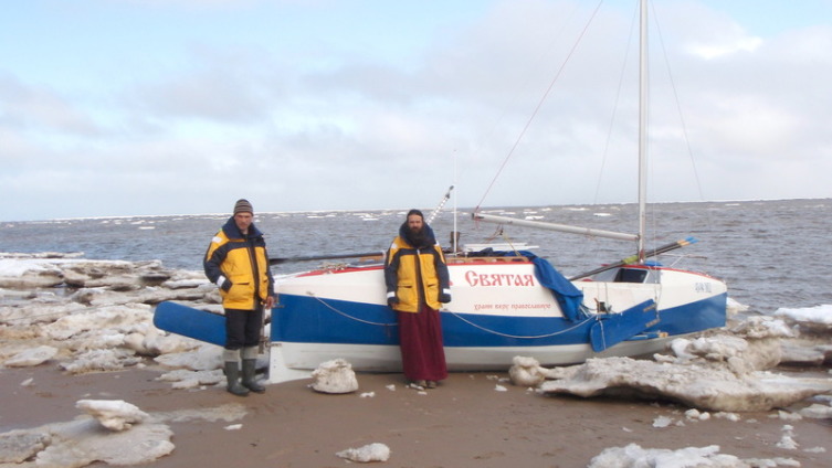 Среди льдов во время отлива
