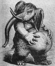 Демон Бегемот из «Dictionnaire Infernal» - это вылитый слон