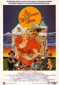 Постер к к/ф «Best Little Whore house In Texas» (1982), для которого Долли Партон переписала песню и в котором снялась сама