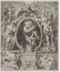 Гравюра Ворстермана по портрету Рубенса 