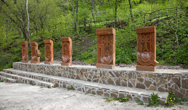 Хачкар крест камень