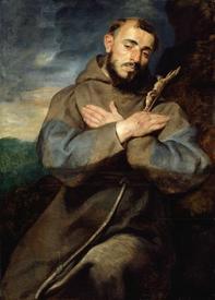 Рубенс. Франциск Ассизский.1615 год. 99х79 см