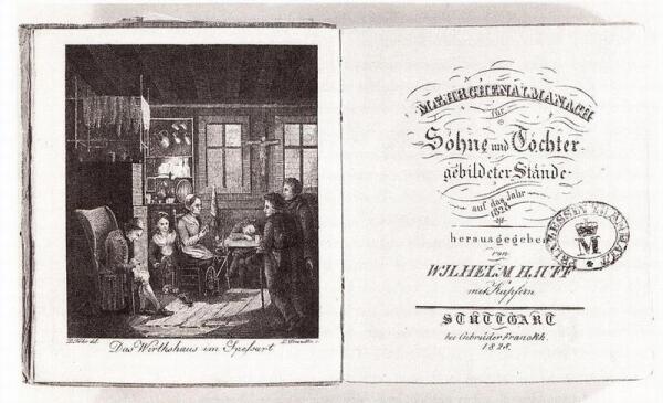 «Альманах сказок на 1828 год для сыновей и дочерей образованных сословий» увидел свет уже после смерти автора