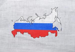 Какого цвета географическая карта России?