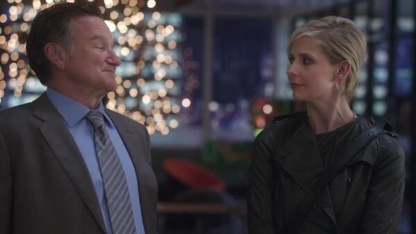 Робин Уильямс и Сара Мишель Геллар