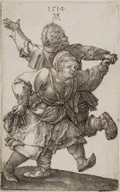 Альбрехт Дюрере, Peasant Couple Dancing, 1514, Институт искусств Чикаго, США