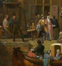 Валентин Бинг, Станция на канале в Утрехте, Фрагмент « Швартовка»