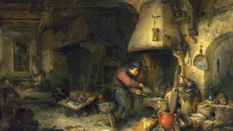 Адриан ван Остаде, «Алхимик», 1661