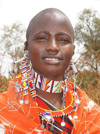 Женщина племени масаи