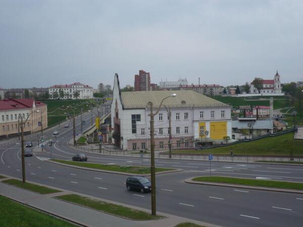 Спуск к мосту через Неман в Гродно