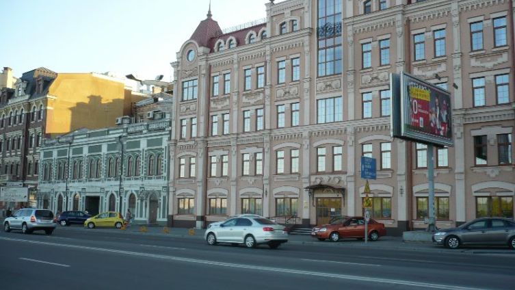 Киевские дома близ Почтовой площади