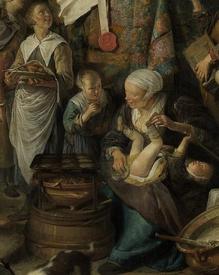 Герард Доу, Шарлатан, фрагмент 