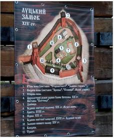 Схема Луцкого замка