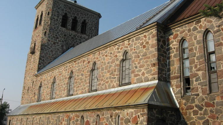 Южный фасад приозерской кирхи