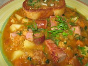 Как приготовить чечевичную похлебку?