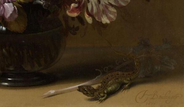 Ханс Болоньер, Букет, фрагмент