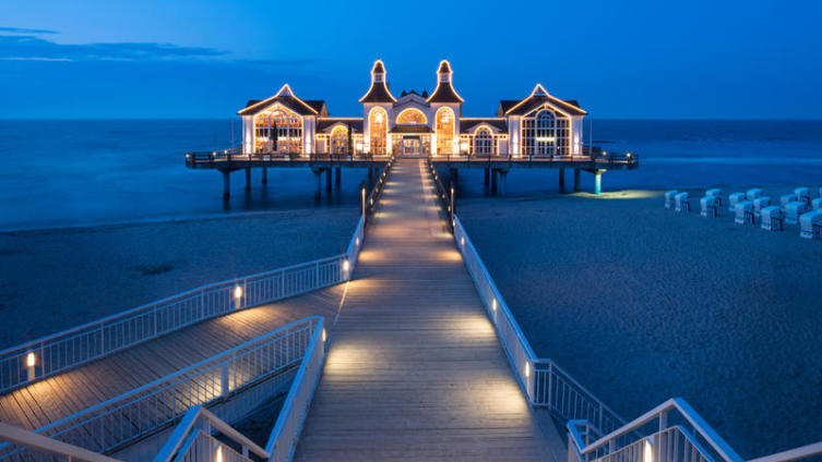 Seebrucke Sellin, старинный дом на острове Рюген