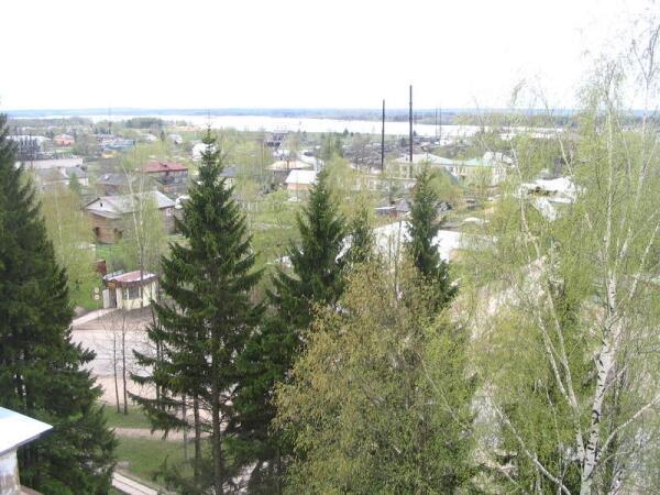 Вытегра. Вид с колокольни собора Сретения Господня