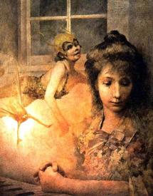 Питер Пэн и миссис Дарлинг.