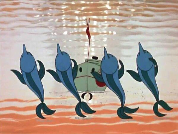 Кадр из м-ф «Катерок» (1970)