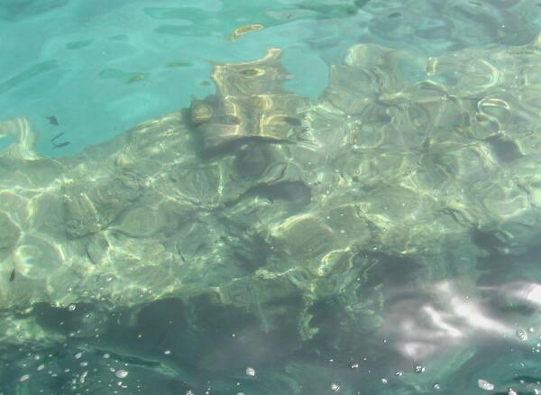 Затопленный город на острове Кекова