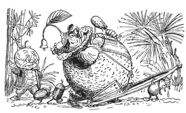 Барон Апельсин - один из персонажей, не попавших в м-ф Бориса Дежкина.