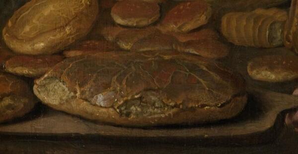 Ян Стен, Пекарь Арент Оставаарт и его жена Катарина Кайзерсваарт, фрагмент «Пирог с начинкой»