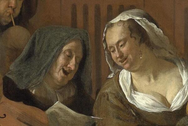 Ян Стен, Веселая семейка, фрагмент «Солистки»