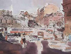 Как превратить краску в цвет? Урок второй: локальный цвет пятном в пейзаже