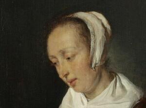 Габриэль Метсю. Женщина, селедка, кошка...  А зачем здесь цветы?