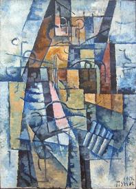 Иван Пуни. Портрет жены художника, Русский музей