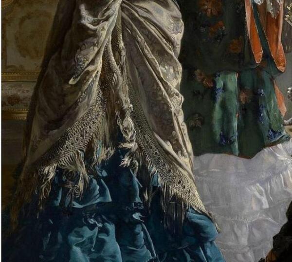 Эдуард Рихтер, Визит к роженице, фрагмент «Платья»