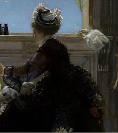 Эдуард Рихтер, Визит к роженице, фрагмент «Платье»