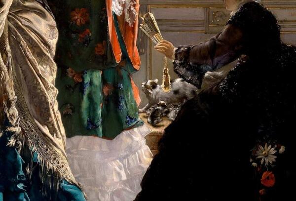 Эдуард Рихтер, Визит к роженице, фрагмент «Кошка с котятами»