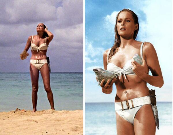 Сцену из первого фильме про Джеймса Бонда - 