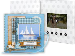 Необходим эффектный подарок для особого случая? Купите открытку с видеоэкраном