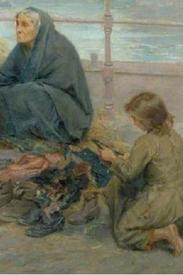 Ральф Хедли, Одежда бедняков, фрагмент «Девочка выбирает обувь»