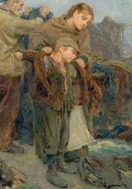 Ральф Хедли, Одежда бедняков, фрагмент «Мама примеряет сыну курточку»