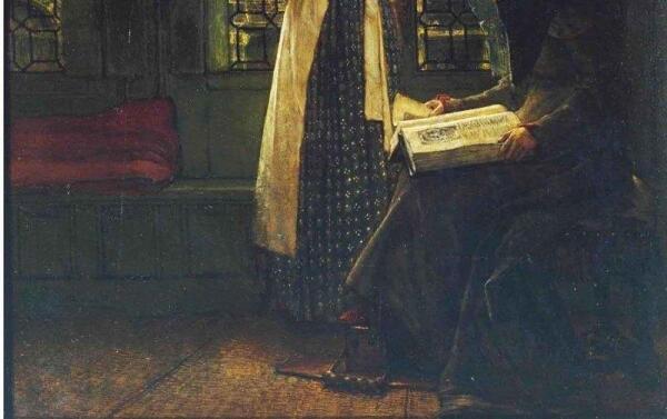 Альма-Тадема сэр Лоуренс, Воскресное утро няни, фрагмент «Подогреватель для ног»