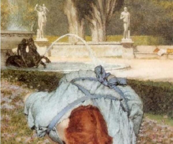 Христофор Унтербергер, фонтан «Морские лошади», фрагмент «Струя и бантик»