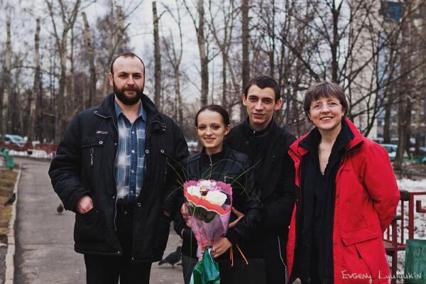 Молодожёны Алексей и Наталья и 