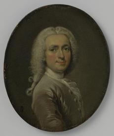Корнелис Трост, Автопортрет, 1715, 12.5х10 см, Rijksmuseum, Амстердам,  Нидерланды