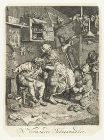 Корнелис Дюсарт, Искусный башмачник, 25х18 см, 1693, Rijksmuseum, Амстердам, Нидерланды