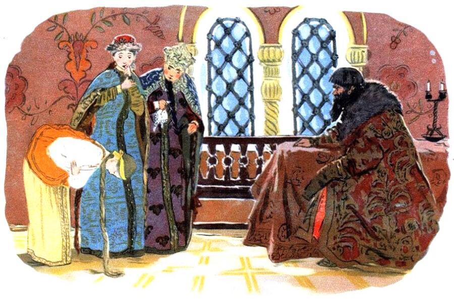 Иллюстрация к «Аленькому цветочку» 