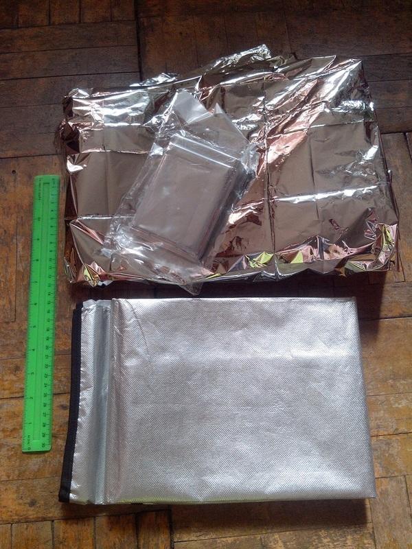 Термоодеяло разных видов.