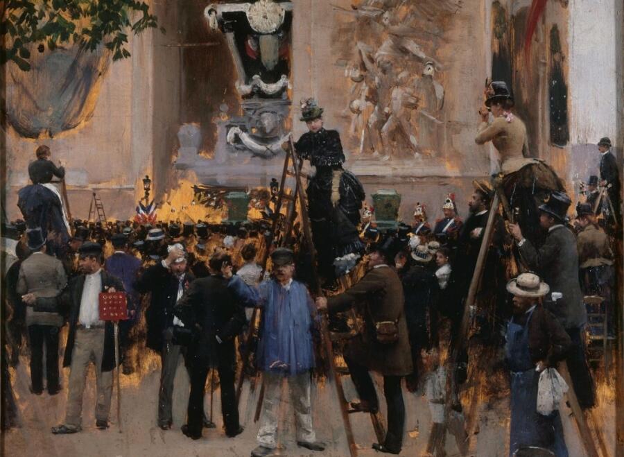 Жан Беро, Похороны Виктора Гюго, 1885, музей Карневале, Париж, Франция