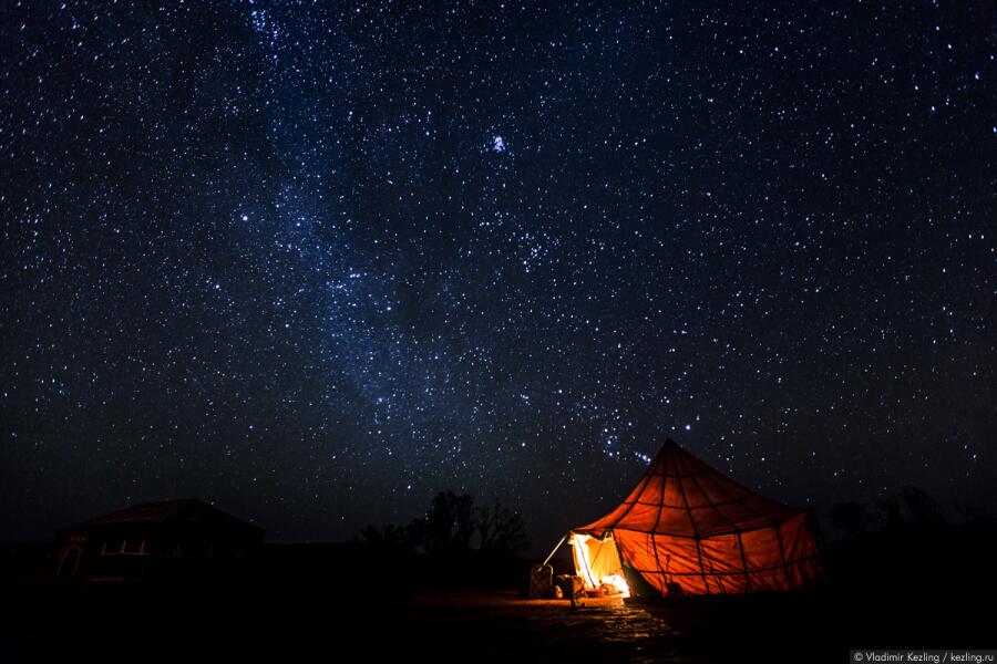 Ночное небо над Сахарой