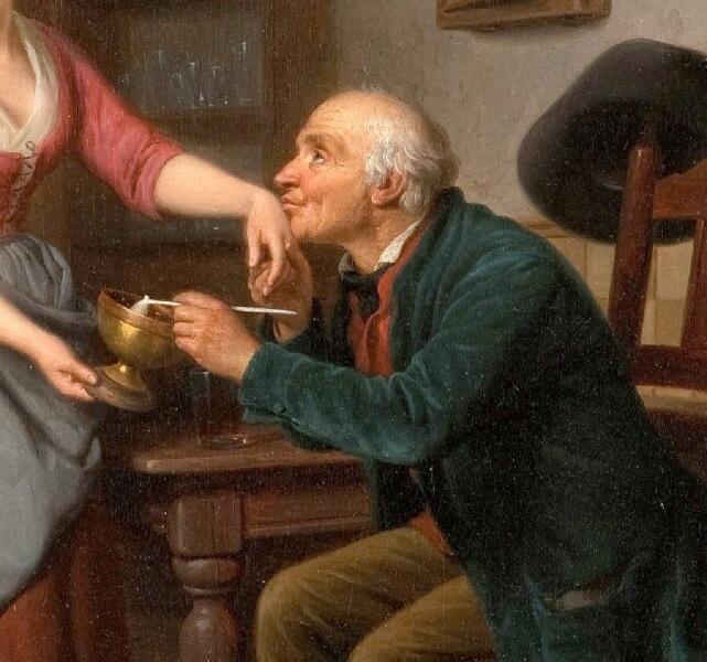 Базиль де Луз, Старый развратник, фрагмент "Старик"