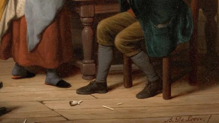 Базиль де Луз, Старый развратник, фрагмент "Обувь"