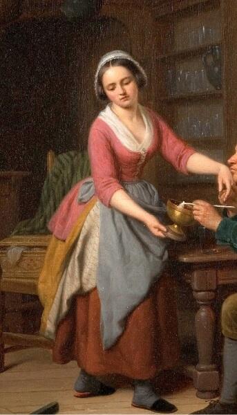 Базиль де Луз, Старый развратник, фрагмент "Девушка"